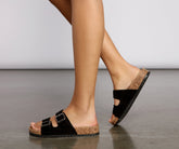 Totally Grounded Two-Strap Sandal